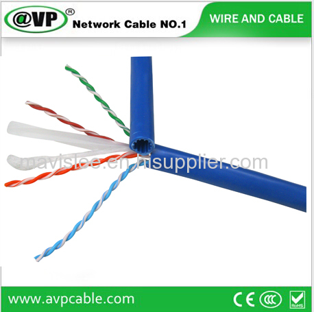 Cat6 UTP 4pairs cable network cable pass fluke test