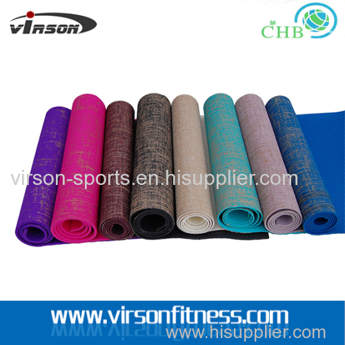 Ningbo Virson Contemporary new coming natural eco jute yoga mats