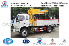 factory supply best price of FOTON forland RHD 4x4 2tons dump truck with crane