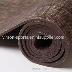 Ningbo Virson Eco PVC jute yoga mat5