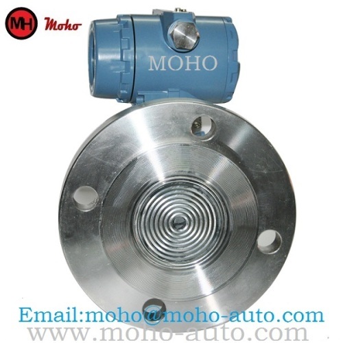 Flanged diaphragm pressure transducer