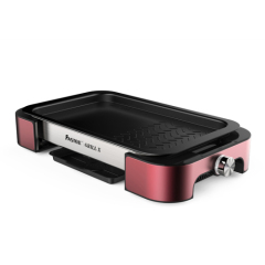 Electric Grill Pan with Non-stick Surface BBQ Griddle Indoor and Outdoor with Top Quality