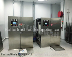 Betterfresh Rapid Pre-cooling ready food through Vacuum cooler 90℃ down to 2℃ in 20-30 minutes