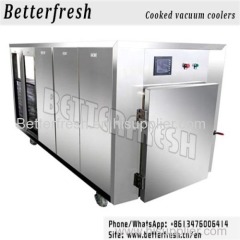 Betterfresh Rapid Pre-cooling ready food through Vacuum cooler 90℃ down to 2℃ in 20-30 minutes