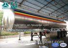 Light Weight Gasoline Fuel Tank semi trailer For Oil Transportation