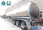 170 HP 3 Axle Fuel Tank semi trailer Sinotruk 13 Ton Customized Design