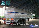 54 m3 High Performance Diesel Fuel Trailer For Oil Carrying 55 Tons - 75 Tons