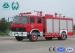 Double Cabin Dry Powder Fire Fighter Truck 4 x 2 Dongfeng Chassis