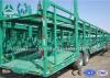 Double Axles Single Car Carrier Semi Trailer High Tensile Steel Q345B