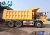 Single Side Cab Fast Speed Yellow Dump Truck For Road Transportation