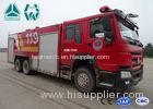 Howo 266 Hp Emergency Rescue Fire Fighting Truck 6 X 4 With High Pressure Pump