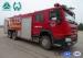 Howo 266 Hp Emergency Rescue Fire Fighting Truck 6 X 4 With High Pressure Pump