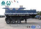 Sinotruck Huawin Carbon Steel SIDE Dump Trailer Truck 34 Cbm 3 Axle 35 Ton