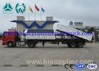High strength steel 2 axles side tipper trailer with mechanical suspension