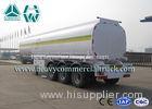 42000 Liters Fuel Tank Semi Trailer Super Single Tyre With Mechanical Suspension