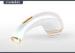 White Color Vibrating Sonic Facial Scrubbers Battery Operated 240min