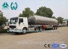 Anti Explosion Aluminum Fuel Tank Semi Trailer Anti Overflow System 25M3 - 60M3