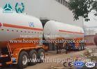 Low Fuel Consumption Aluminium LPG Semi Trailer Customized Design