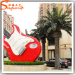 Large outdoor Artificial Plastic leaves fiberglass white trunk Date Palm Trees