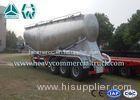 Aluminum Alloy Bulk Cement Tanker Trailer With WABCO ABS Braking System