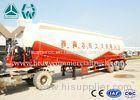 Customize design Double V Shape Bulk Cement Tank Semi Trailer 30cbm - 60cbm