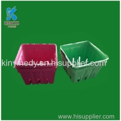 Recycled molding pulp plum packaging basket