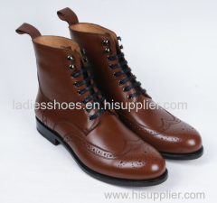 New Office Lace up Fashion Flat Men Boots