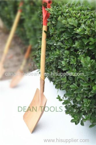 non sparking flat shovel square shovel 190*350mm with wooden hand