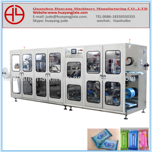 HY-2035(B) Full Automatic Double Lines Wet Tissue Machine