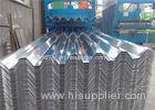 H14 750mm Aluminium Corrugated Roofing Sheets / Panels Industrial Trapezoidal