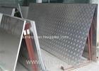 5052 Five bars Aluminum Checker Plate embossed aluminum sheet for anti-slip floor