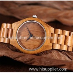 Bamboo Wood Grain Dial Bamboo Watch