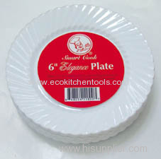 6" Plastic Plate (18 pcs/pk)