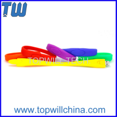 Silicone Wristband Bracelet Flash Drive Usb Free Logo Printing