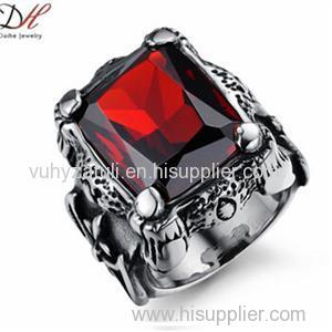 Stainless Steel Cz Ring