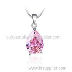 Luxury Cz Pendant Necklace For Gift