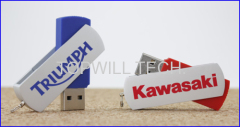 Classic Rotating Twister Usb Flash Drive 16GB Free Key Ring