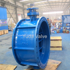 QT500-7 ductile iron bare shaft butterfly valve DN1200