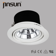 indoor commercial lighting-recessed mounting COB LED downlight 125MM CUTOUT