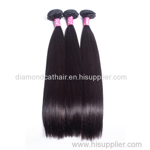 Diamondcathair 8A Grade Brazilian Straight Virgin Hair Unprocessed Human Hair