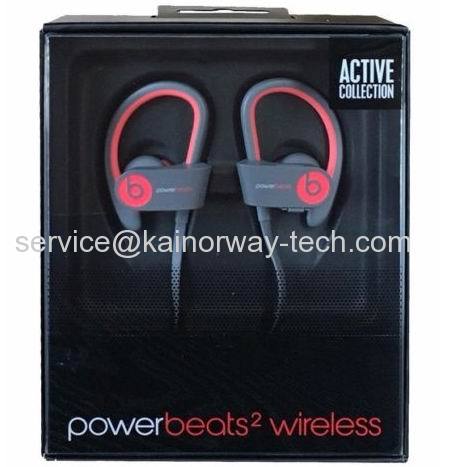 Beats Powerbeats2 Wireless Ear-hook Active Collection Grey Red Headphone Earphones