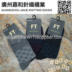 China Manufacturer Custom Design Mid Calf Men Dress Socks