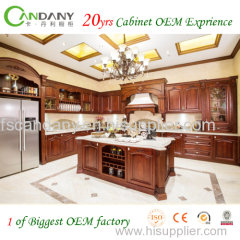 20yrs cabinet OEM exprience Foshan Candany Solid wood kitchen cabinet