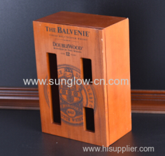 Wine Wooden Box With Windows