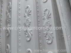 Decorative interior gypsum cornice