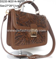 Fashion PU lock shoulder bag