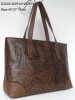 Fashion grain bag PU fabric ladies handbag