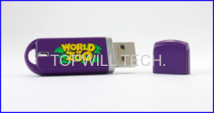 Plastic Usb Flash Drive 8GB Rubber Finished