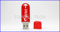 Plastic Usb Flash Drive 8GB Rubber Finished