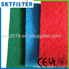 Coarse filter mat with addhesive treatment(hard type)